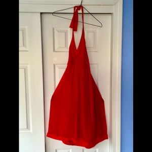 Chiffon fully lined dress